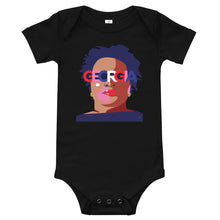 Load image into Gallery viewer, All Eyes On Georgia Baby short sleeve one piece
