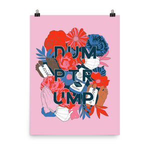 DUM-PTR-UMP Pink Poster