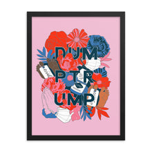 Load image into Gallery viewer, DUM-PTR-UMP Pink Framed Poster
