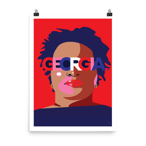 All Eyes On Georgia Poster (18 x 24in)