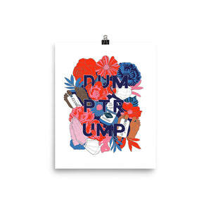 DUM-PTR-UMP White Poster